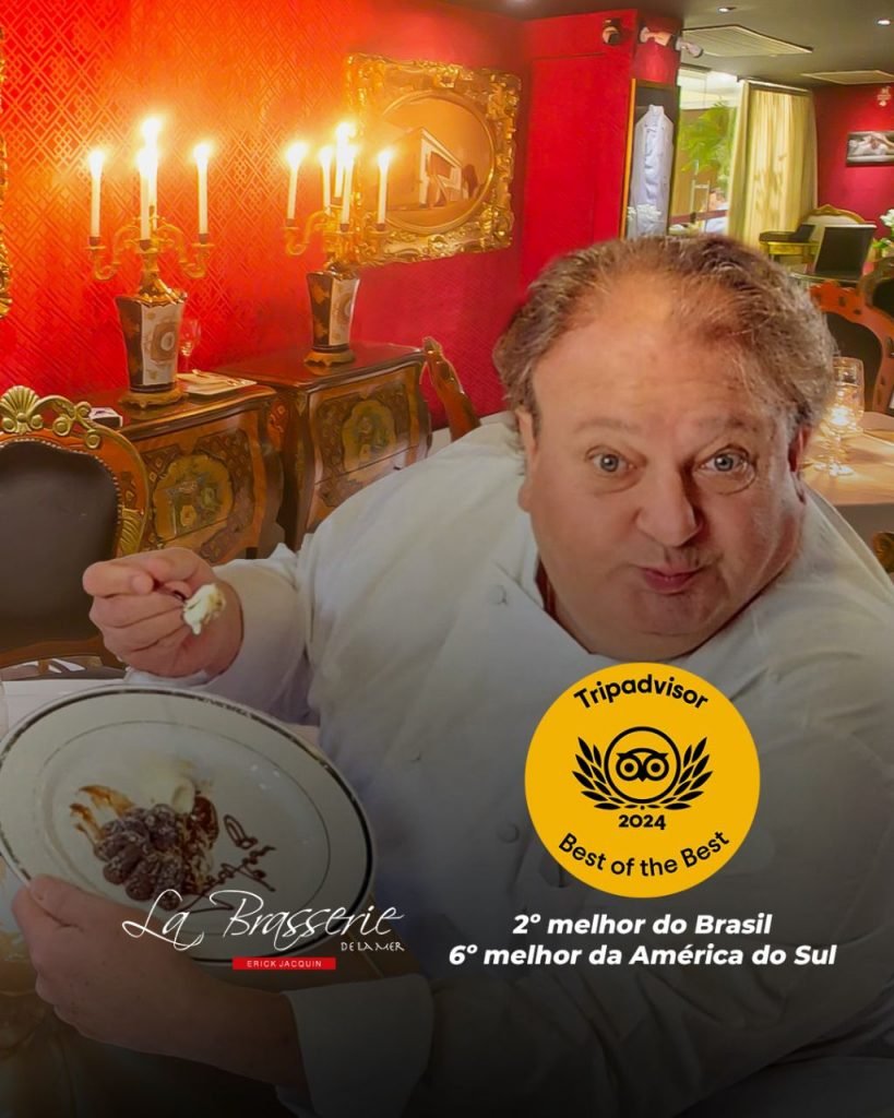 La Brasserie de La Mer é eleito o 2º melhor restaurante fino no Brasil e o 6º melhor na América do Sul