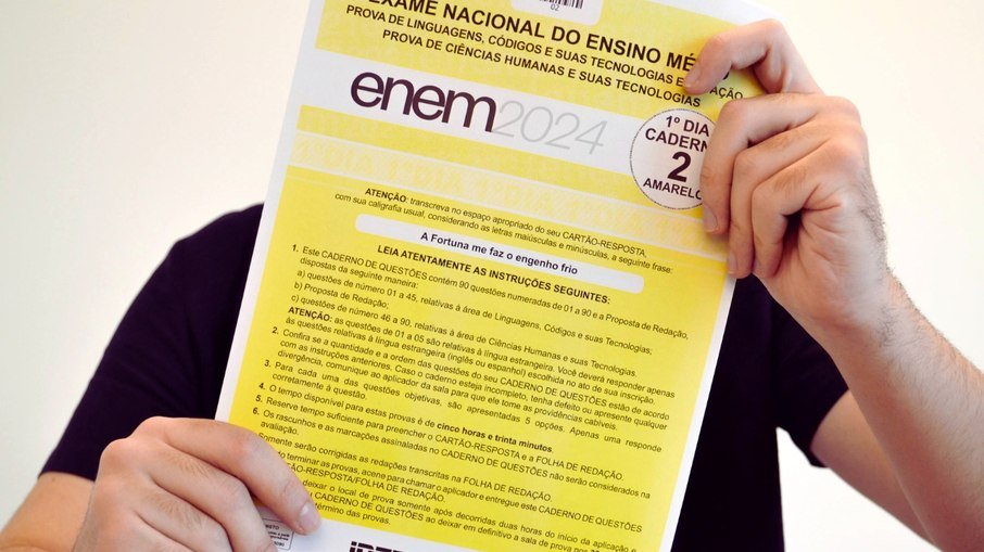 Enem 2024: Inep confirma presença de 73,4% dos inscritos na primeira prova