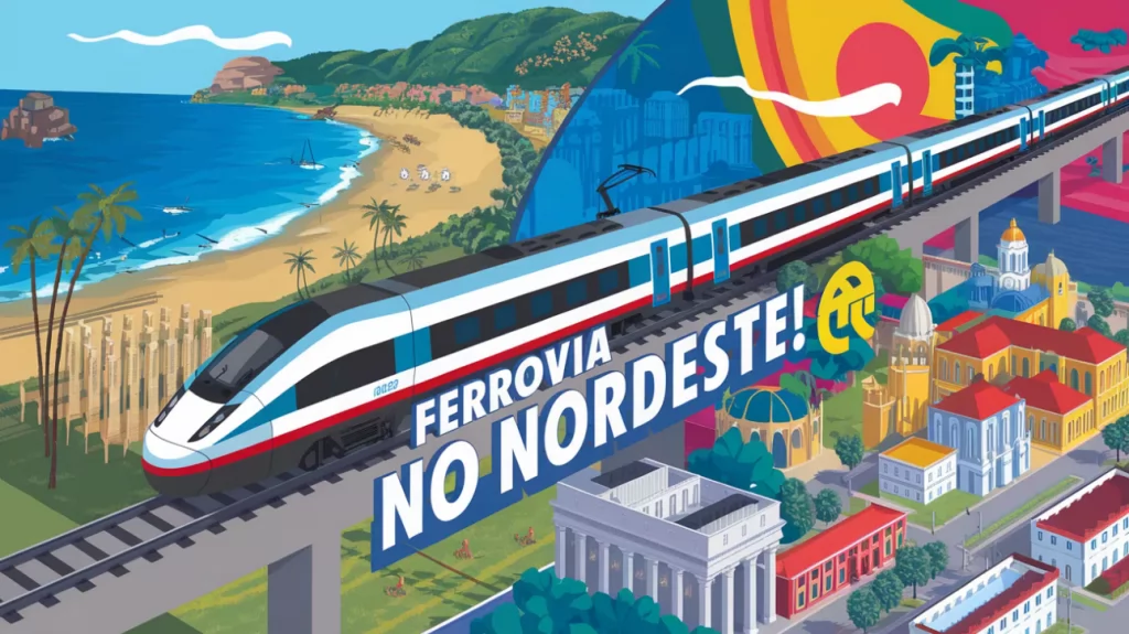 Projeto ambicioso de R$ 15 bilhões promete ferrovia no Nordeste para ligar todo o litoral