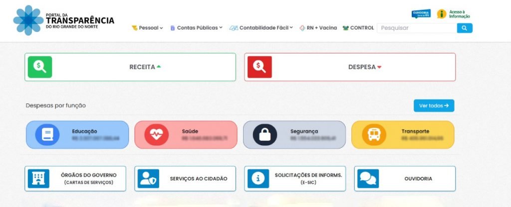Governo do RN conquista ‘Selo Ouro de Transparência Pública’