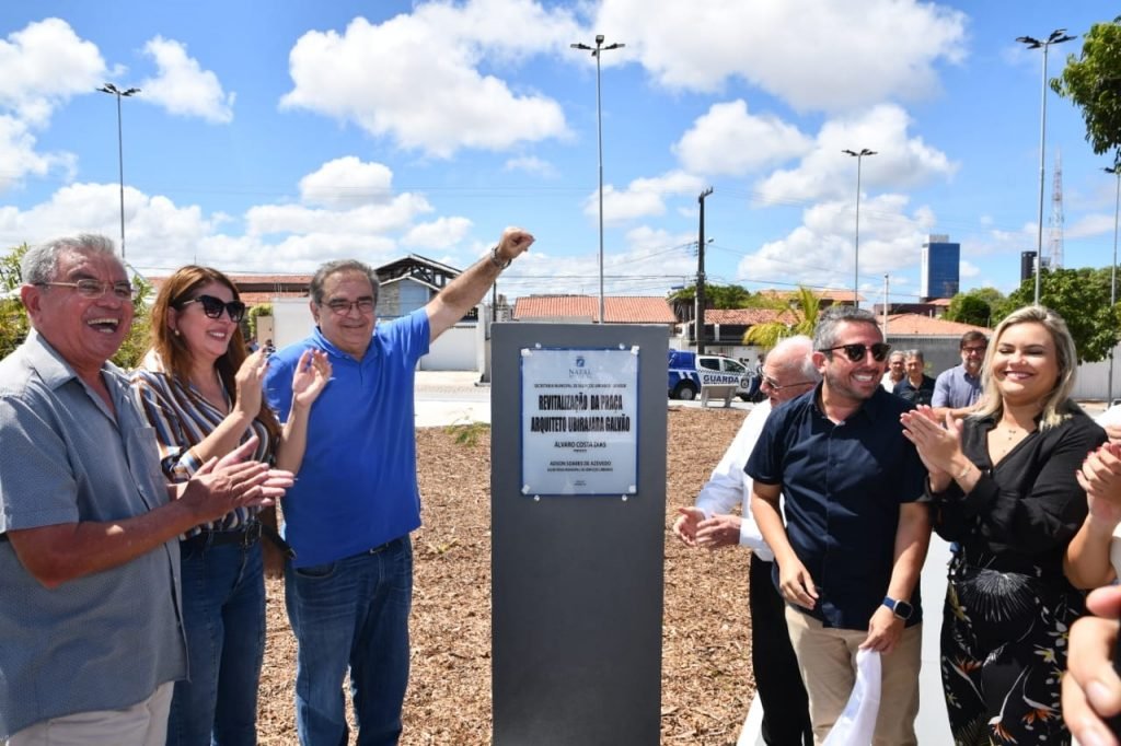 Praça Ubirajara Galvão é revitalizada e entregue pela Prefeitura do Natal