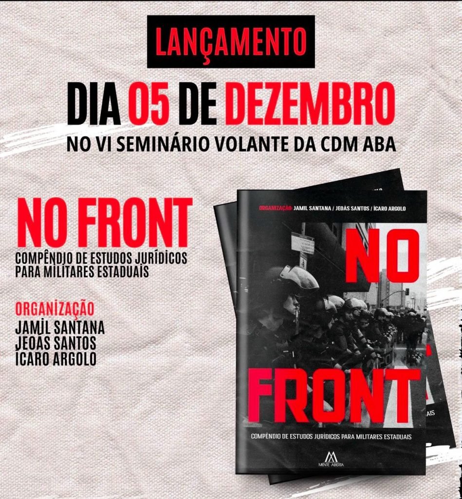 Advogado potiguar lança livro sobre reflexões jurídicas essenciais aos profissionais da área de Segurança Pública