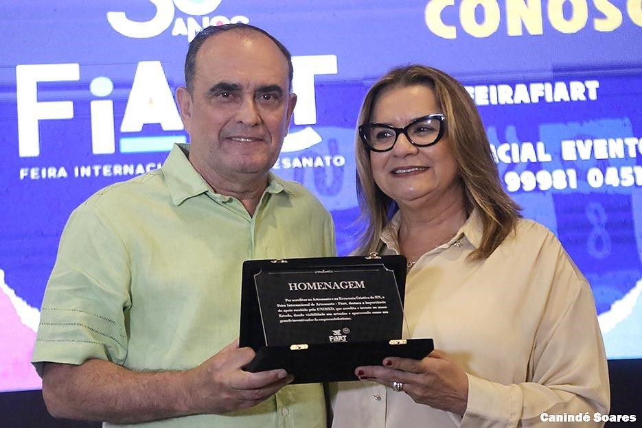 Unimed Natal é homenageada durante lançamento da 30ª edição da FIART