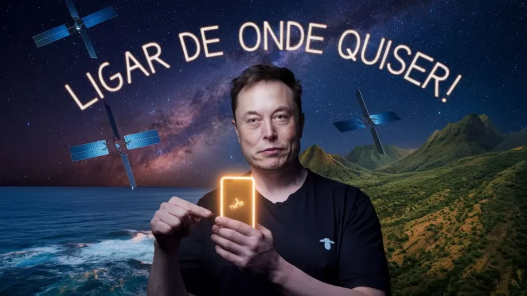 Starlink quer mudar o mundo: Agora você pode fazer chamadas do seu smartphone para qualquer lugar da Terra sem torres de celular!