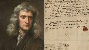 Carta de Isaac Newton escrita em 1704 aponta o ano do ‘fim do mundo’