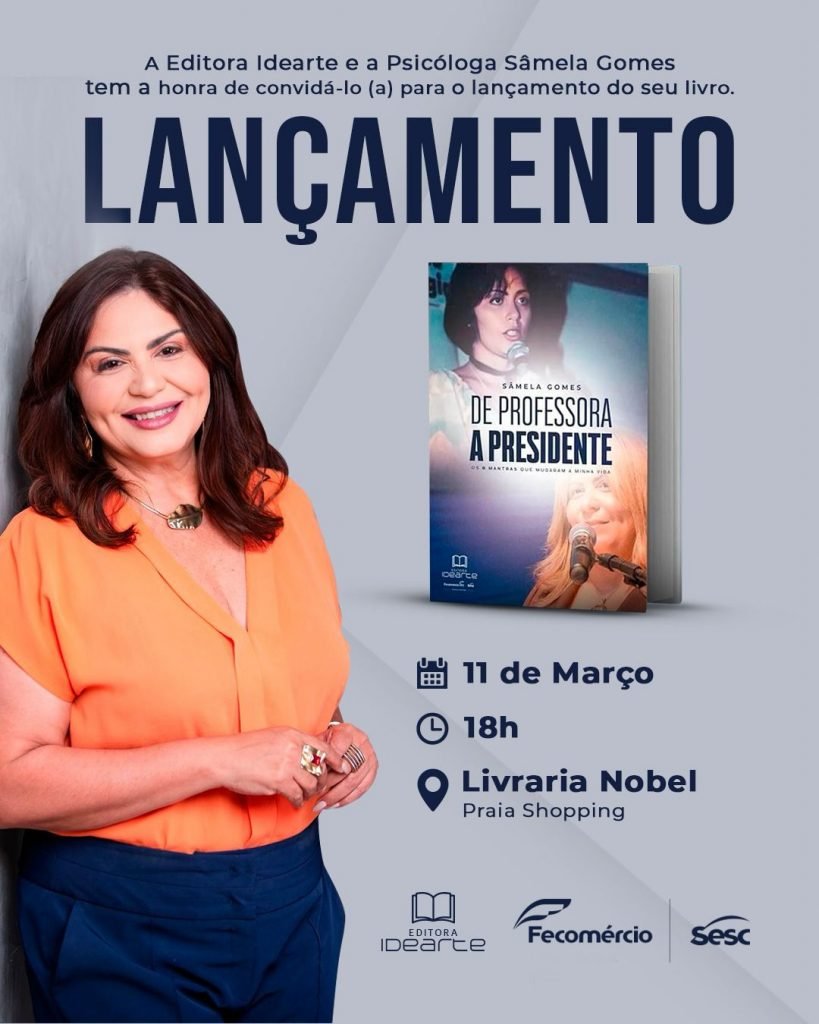 Psicóloca e professora lança livro amanhã