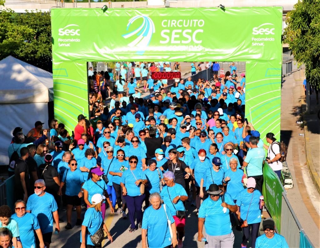 Inscrições na etapa Natal do Circuito Sesc de Corridas beneficiarão milhares de potiguares com alimentos