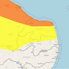 Todas as cidades do RN entram em novos alertas de chuvas intensas do Inmet