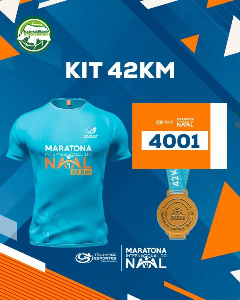 A entrega de kits da Maratona da Cidade do Natal será realizada a partir desta sexta -feira