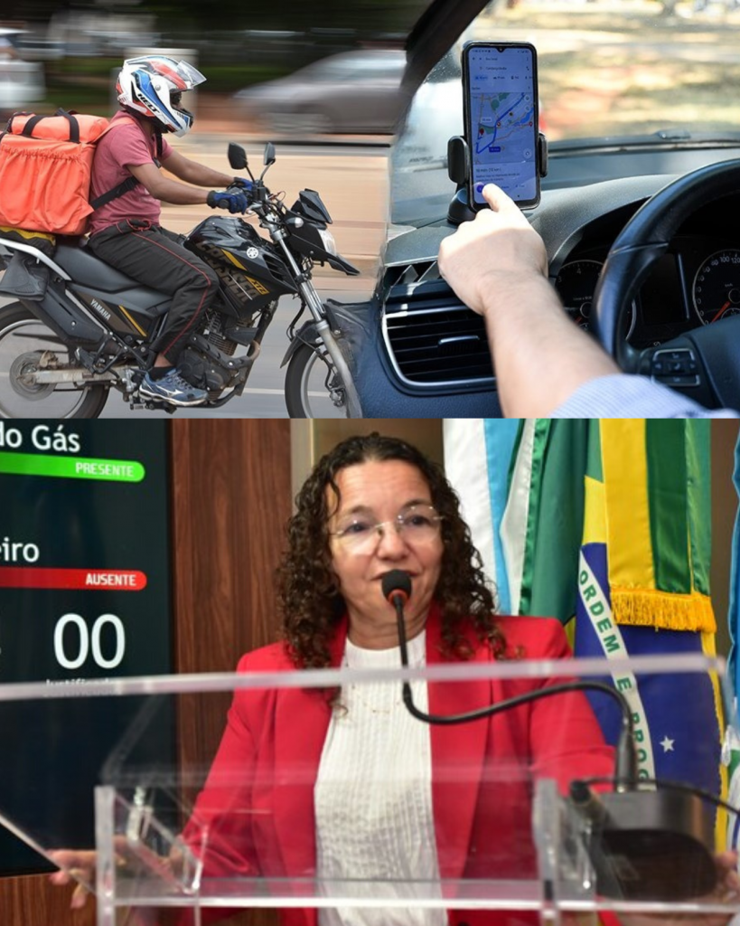 Vereadora Marleide Cunha solicita criação de pontos de apoio para trabalhadores de aplicativos em Mossoró