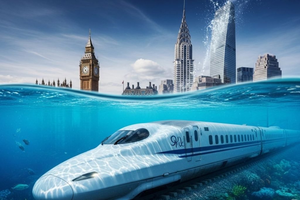 O trem-bala submarino que conectará dois continentes: viagem de 1.000km a 800km/h por baixo do oceano