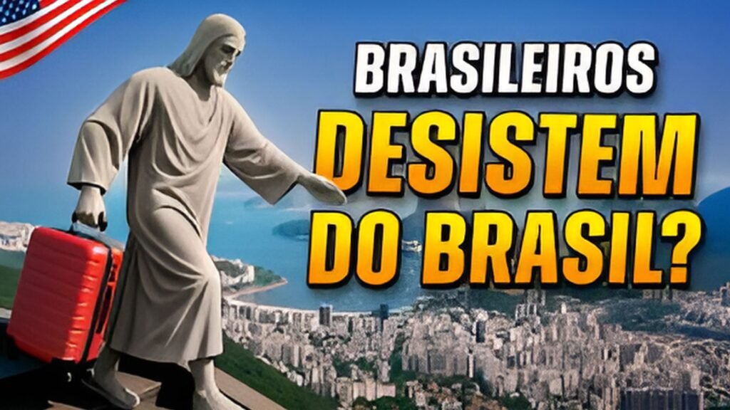 Brasileiros desistindo do país? Êxodo bate recorde em 2025 com fuga de milionários, profissionais e até trabalhadores comuns
