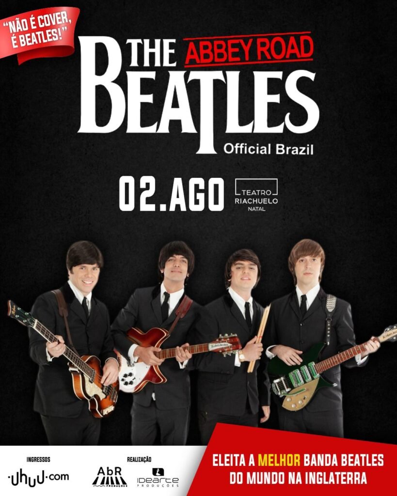 Beatles Abbey Road será em agosto,  no Teatro Riachuelo