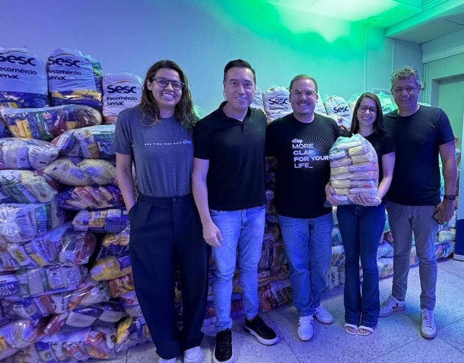 Iniciativa Clap do Bem entrega 25 toneladas de alimentos arrecadados no Garota Vip Natal