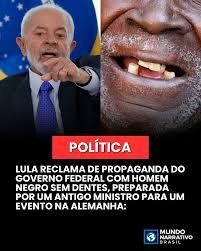Lula relata desconforto com foto de homem negro ‘sem dente’ usada em propaganda oficial