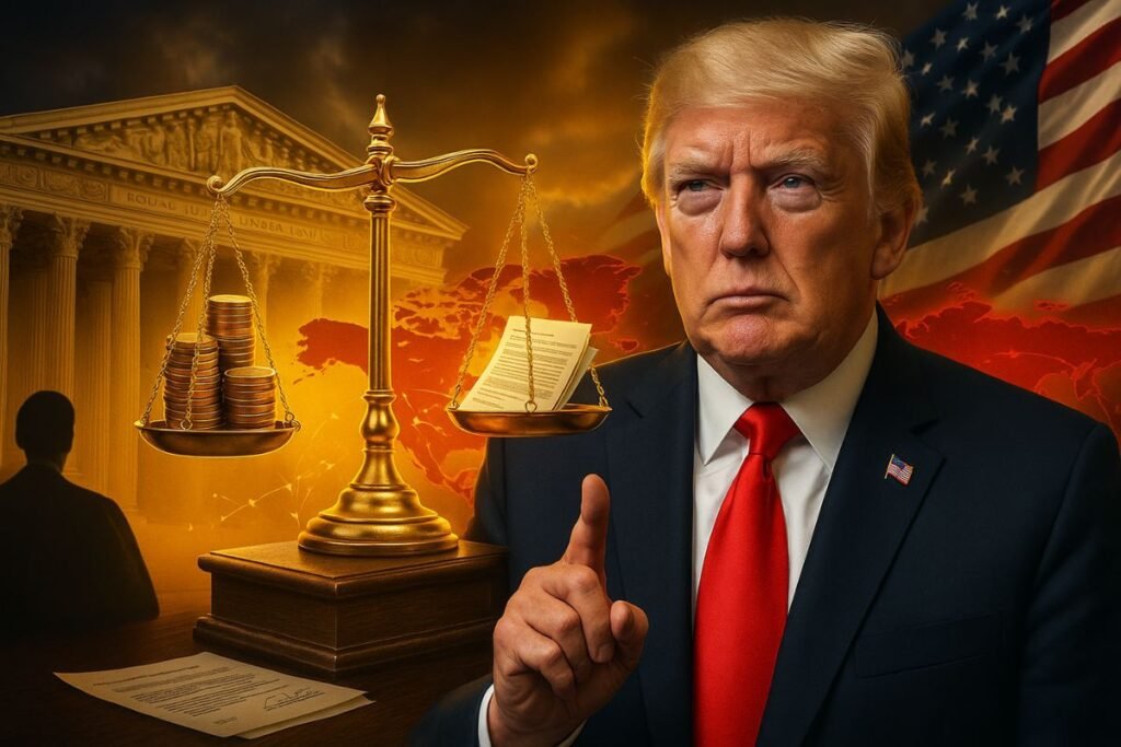 Em entrevista, Donald Trump foi direto e afirmou que o Brasil, a China e a Índia “matam” a economia dos EUA com as suas altas tarifas