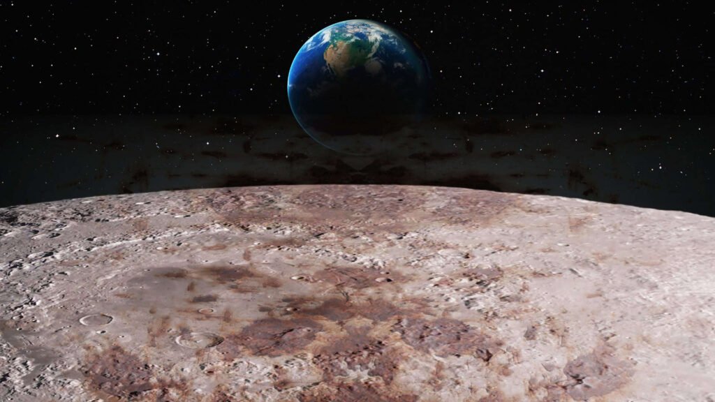 A Lua está enferrujando – por culpa da Terra!