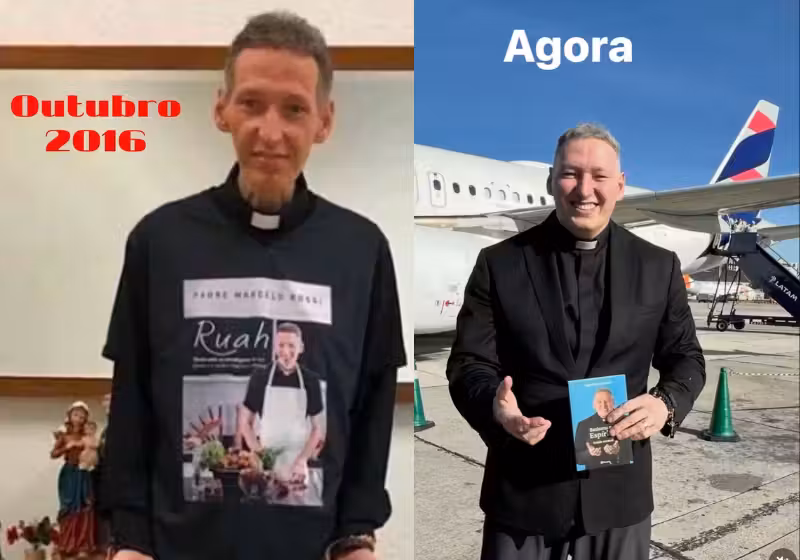 Padre Marcelo Rossi celebra cura da depressão e inspira seguidores no Instagram; ‘coragem’