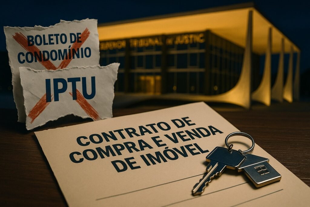 STJ decide em favor do comprador: quem adquire imóvel não herda dívidas antigas de condomínio e IPTU deixadas pelo vendedor