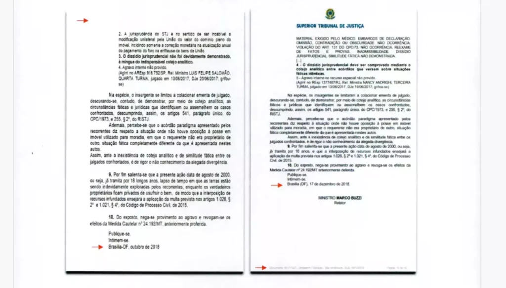 Investigação da PF revela que lobista tinha minutas de mais quatro gabinetes do STJ