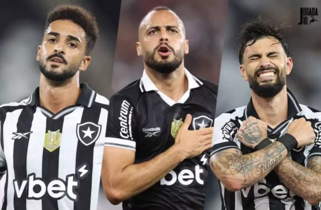 Davide valoriza os centroavantes do Botafogo: “Trabalham muito para o time”