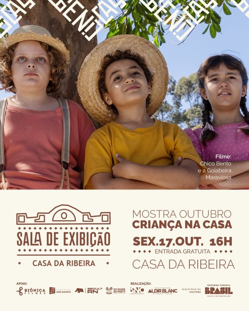 Casa da Ribeira exibe “Chico Bento e a Goiabeira Maraviosa” nesta sexta-feira (17) com entrada gratuita