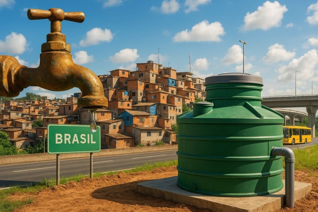 Mais de 30% dos brasileiros vivem sem água e esgoto; engenheiro cria microestação sustentável que trata até 95% do esgoto sem energia elétrica