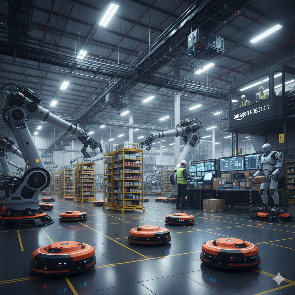 Início do fim? Amazon planeja substituir 600 mil trabalhadores por robôs em armazéns