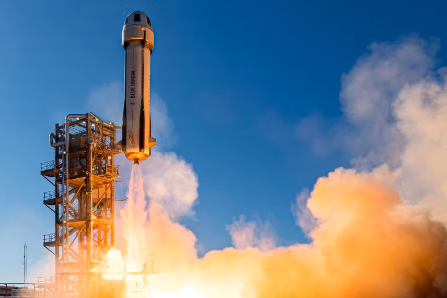 Este concurso online vale viagem espacial à bordo de foguete da Blue Origin. Topa?