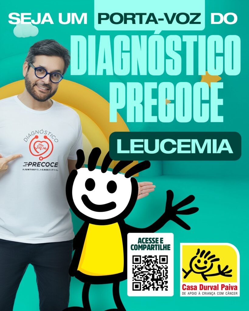 Câncer Infantojuvenil: Casa Durval Paiva lança Campanha Diagnóstico Precoce 2026 com o mote “Seja um porta-voz do Diagnóstico Precoce”