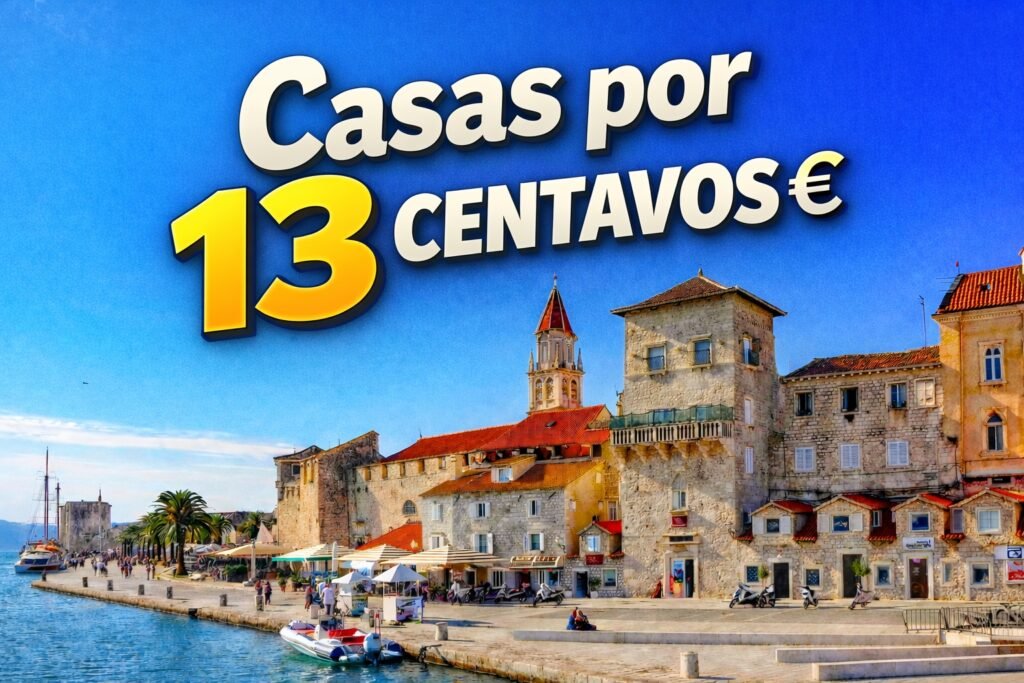 Cidade na Europa vende casas por 13 centavos de euro para atrair novos moradores e repovoar município