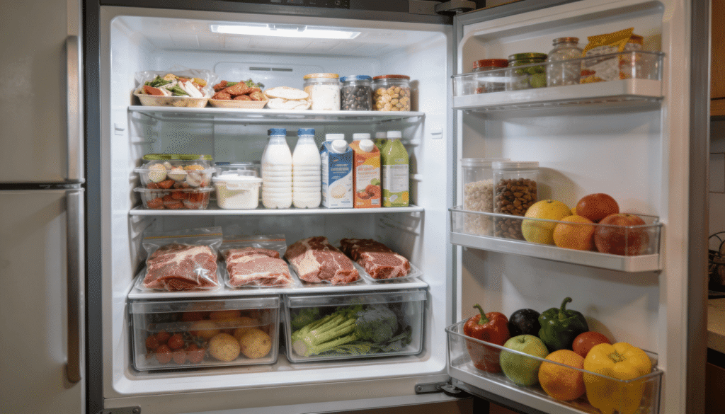 A ciência revela como organizar a geladeira corretamente e preservar os alimentos