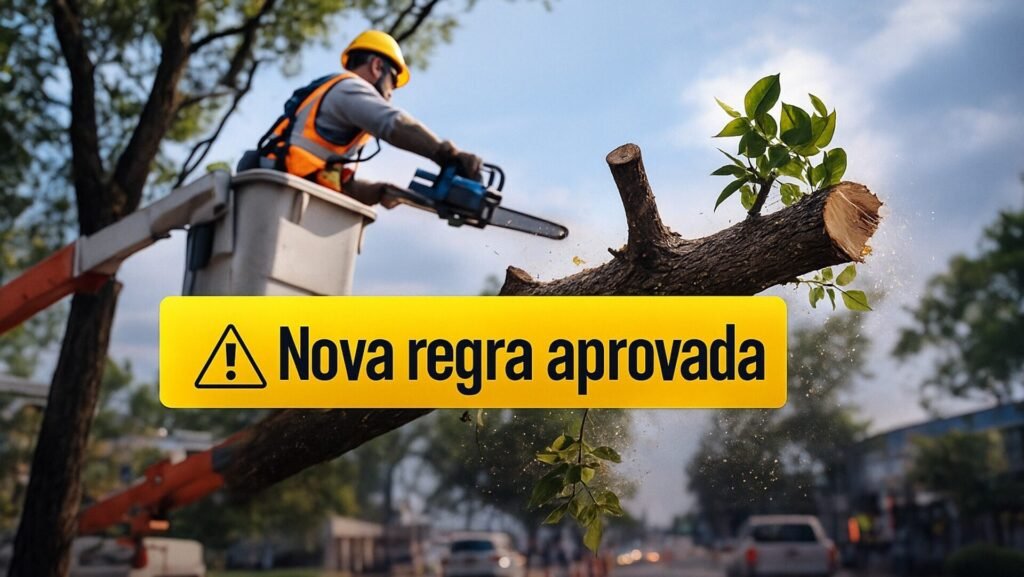Agora não é mais crime: Senado aprova nova regra que libera poda e corte de árvores após 45 dias sem resposta ambiental