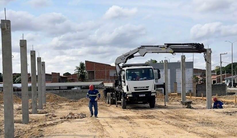 Construção do IERN de Mossoró entra na fase de instalação das estruturas pré-moldadas