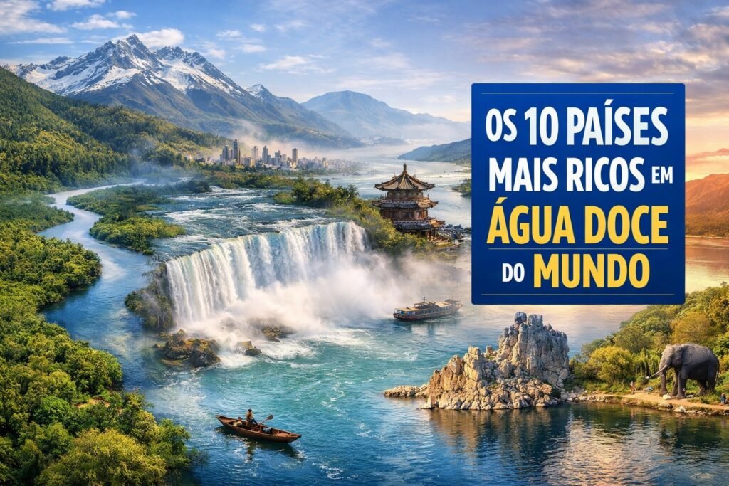 Com Brasil no topo, conheça os 10 países mais ricos em água doce do mundo