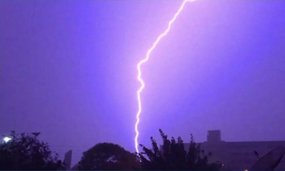 Mais de 43 mil raios caíram no RN em 2025; veja ranking de cidades com mais ocorrências