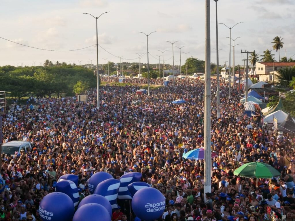 Mais de meio milhão de pessoas passaram pela Avenida da Alegria durante o Carnaval de Natal 2026