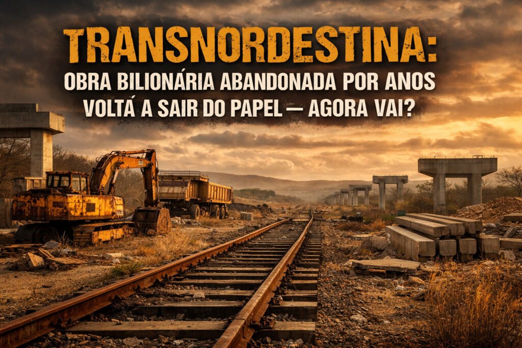 Obra bilionária, anos de abandono e quase duas décadas de atraso: Transnordestina volta a sair do papel — agora vai?