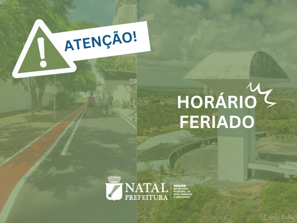 Atenção para o funcionamento do Parque e Bosque no período de Carnaval