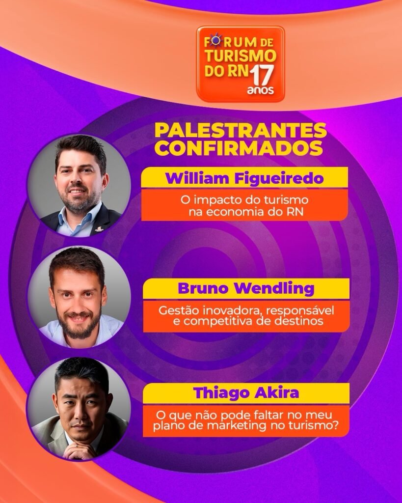 17º Fórum de Turismo do RN traz estratégia e inovação em debate sobre o futuro do setor