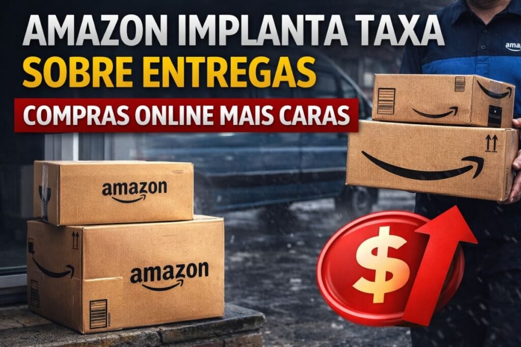 A Amazon acaba de anunciar uma nova taxa sobre todas as entregas e suas comprinhas online vão ficar mais caras a partir do dia 17 de abril, inclusive para quem compra dos Estados Unidos aqui no Brasil