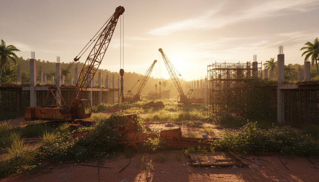 O Brasil tem 14 mil obras paradas que já consumiram R$ 9 bilhões do dinheiro público — para terminar todas, seriam necessários mais R$ 29 bilhões, e enquanto isso o país perde R$ 144 bilhões em infraestrutura abandonada