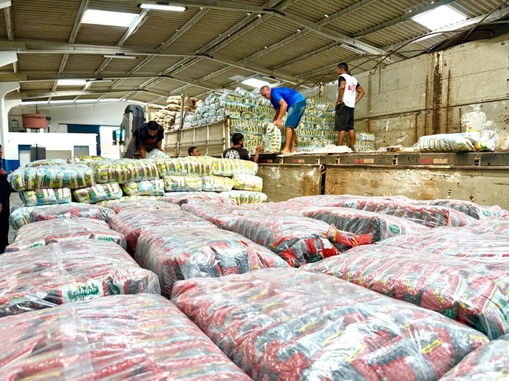 Carreta da Ação da Cidadania Nacional chega ao RN com 30 toneladas de alimentos para combater à fome