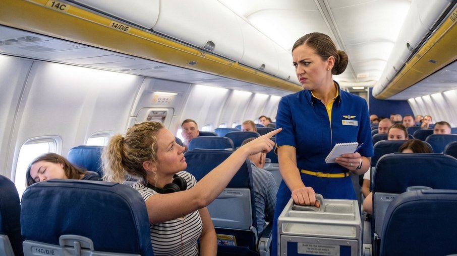 Comissários de bordo relatam manias insuportáveis de passageiros