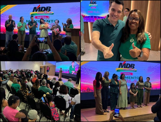 MDB fortalece participação feminina e apresenta nomes para disputa de 2026