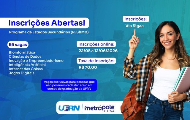 IMD abre 55 vagas externas para cursos gratuitos em TI