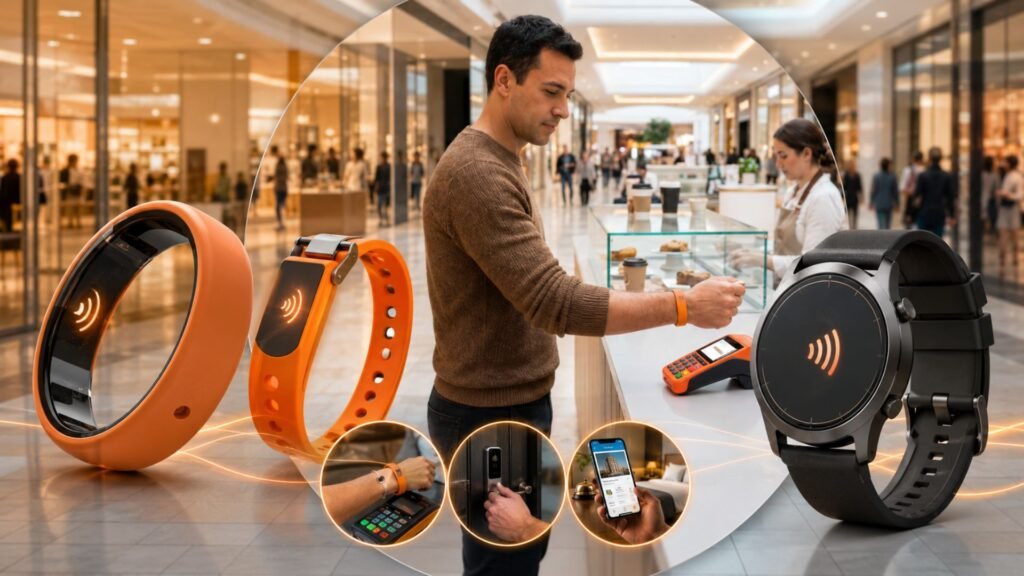 Adeus cartão na mão: o Inter lançou lançou anel, pulseira e relógio vestíveis que pagam por aproximação e prometem abrir portas e reservar hotéis no futuro, com o relógio previsto para chegar perto da Black Friday de 2026 trazendo suporte a duas moeda