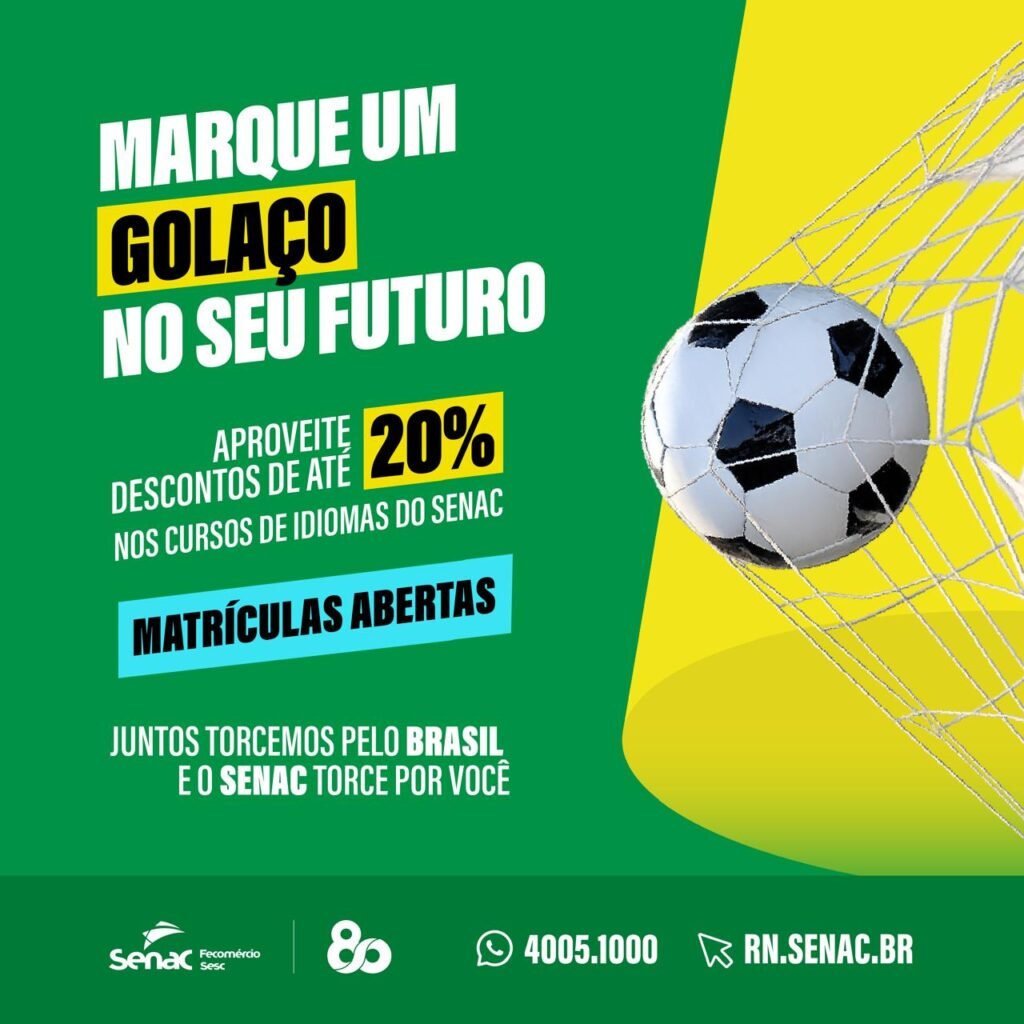 Senac RN abre matrículas para cursos de idiomas e reforça importância da fluência no mercado de trabalho