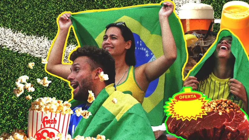 Torcer para o Brasil está mais caro? A alta do preço da carne, da cerveja e de outros itens para assistir aos jogos da Copa