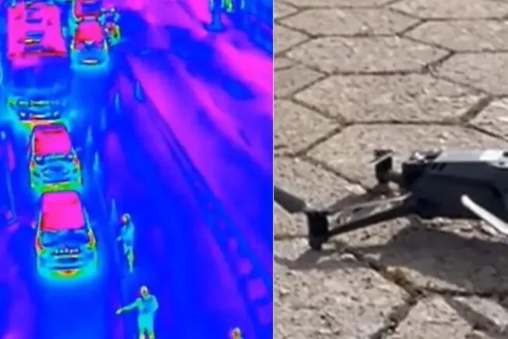 Drone com tecnologia de “calor humano” flagra motoristas bêbados